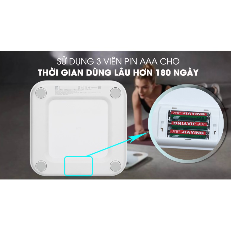Cân điện tử thông minh XIAOMI Mi Smart Digital Weight Scale 2
