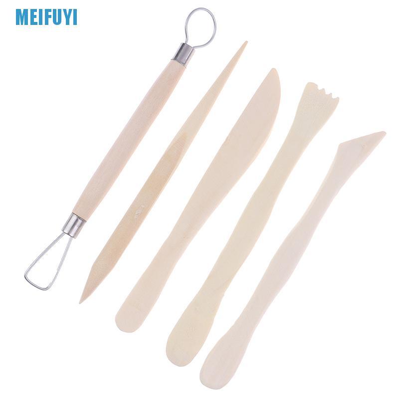 Bộ 5 dụng cụ điêu khắc đất sét 6inch