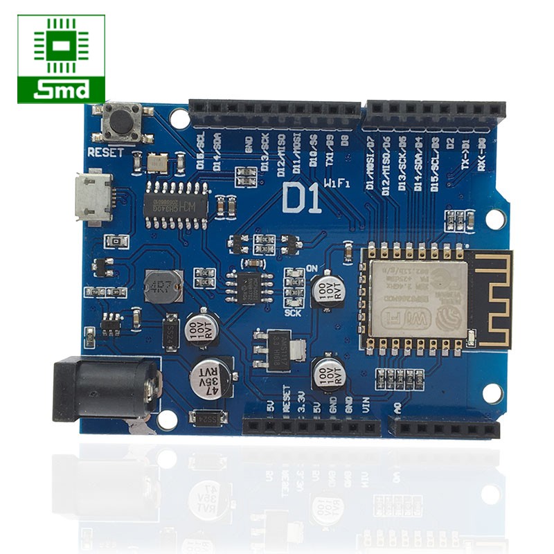 Mạch Arduino Wifi ESP8266 Wemos D1 (Uno + wifi)