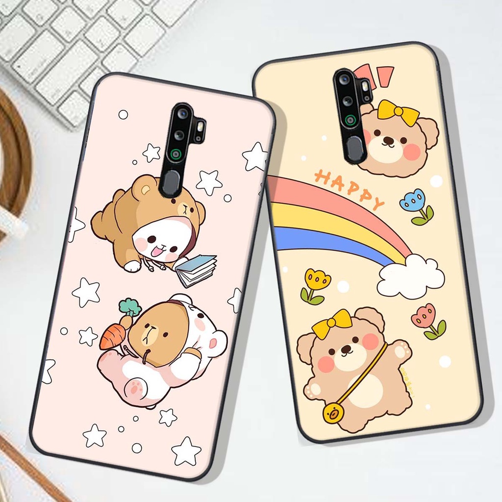 Ốp lưng Oppo A5 2020 / A9 2020 in hình Gấu xinh xắn, Bò sữa đáng yêu,  ĐẸP -  RẺ - XINH - ĐỘC ĐÁO