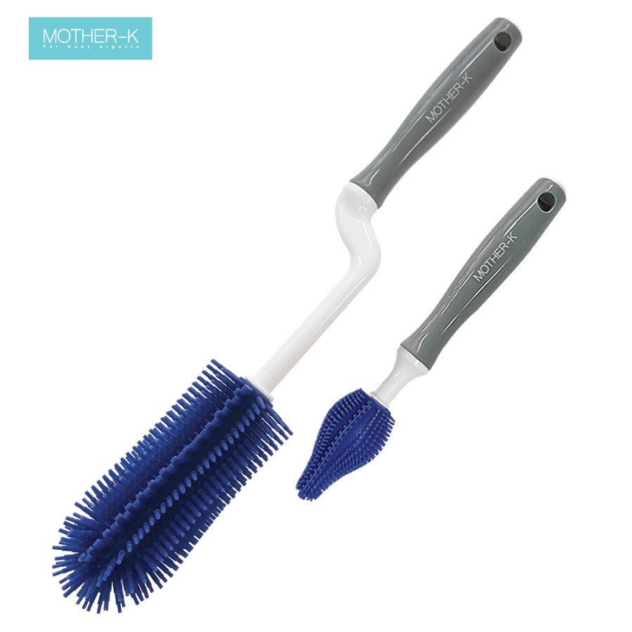 Bộ cọ bình sữa, núm ti Silicone Mother-K