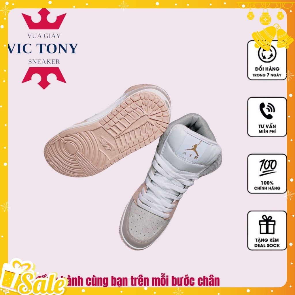Giày Jordan cổ cao MILAN thời trang, Giày JD1 high MILAN thể thao nam nữ full box bill