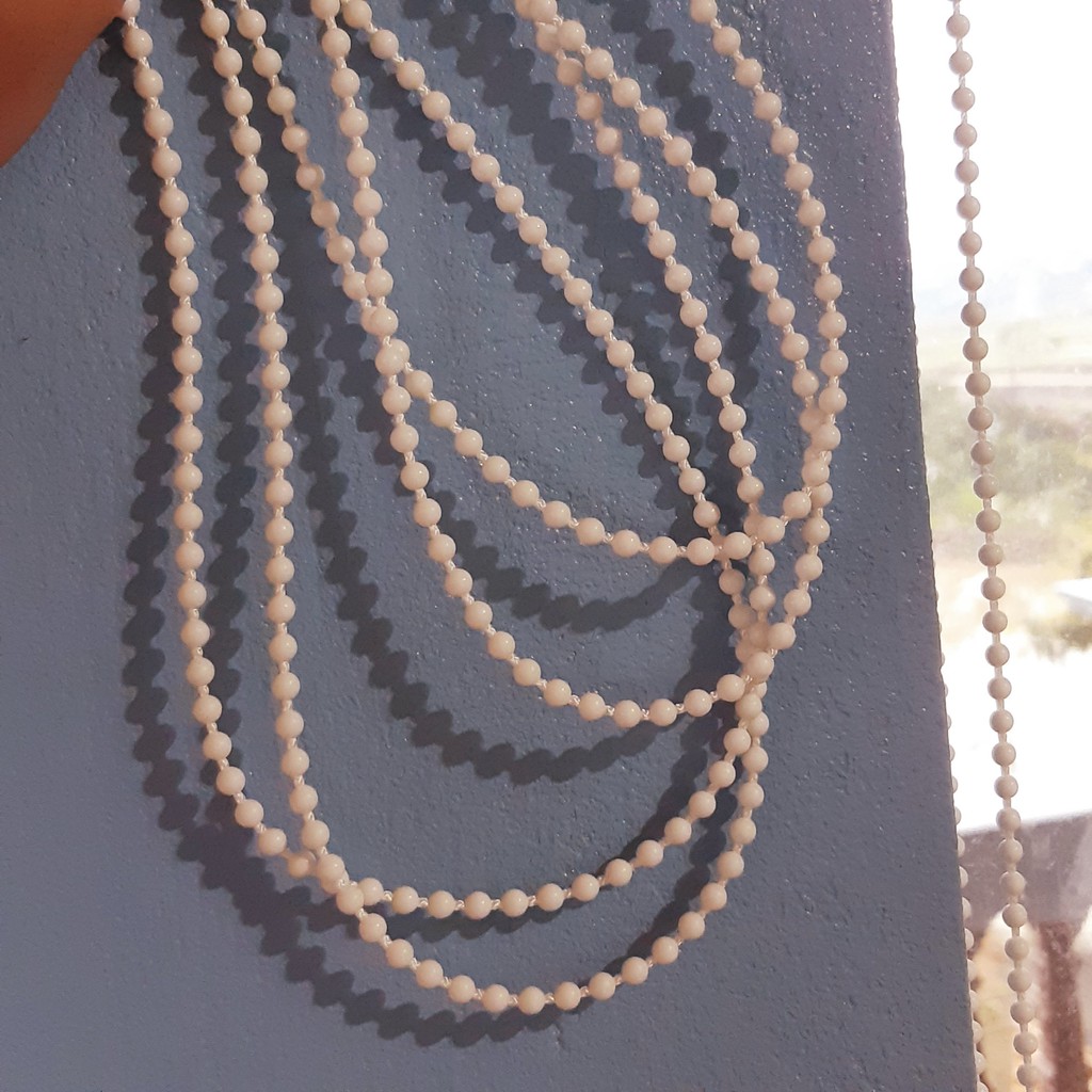 Dây hạt nhựa kéo rèm văn phòng, dây kéo rèm roman, dây kéo màn cuộn, rèm cuốn kéo dây