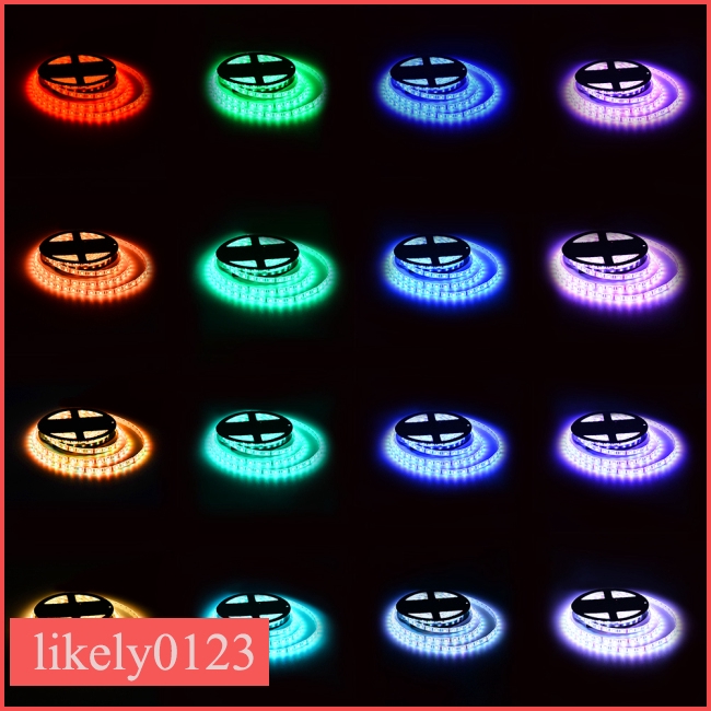 KE【COD】10M RGB LED Waterproof Strip Lights+44Keys Remote Control+Adapter