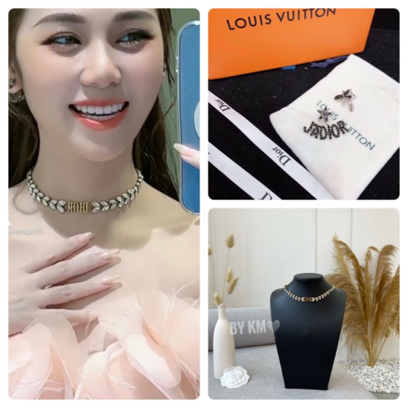 Sét trang sức thời trang hãng, vòng cổ, khuyên tai nữ xinh, phụ kiện trang sức Hari korra accessories