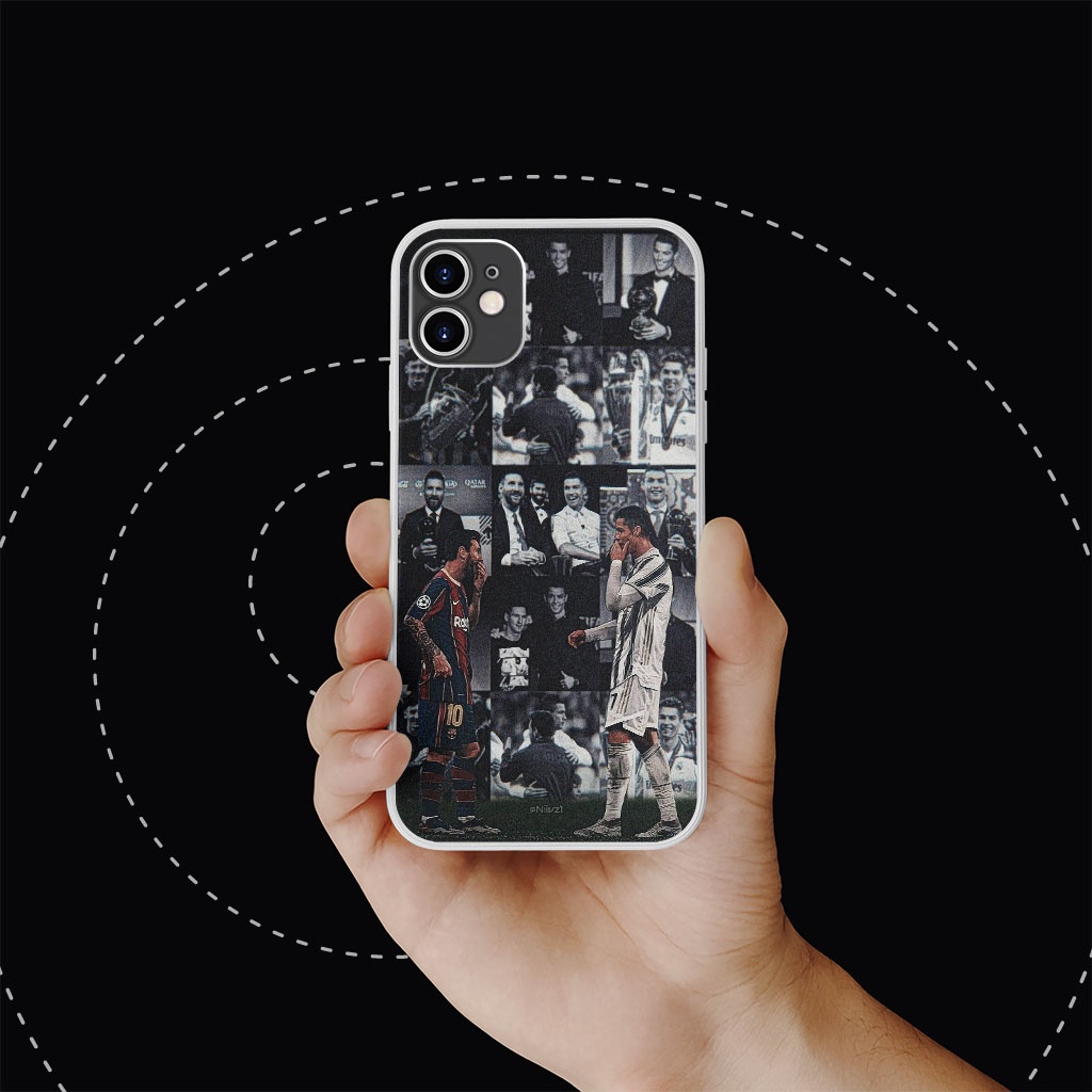 Ốp lưng GFB Ronaldo Vs Messi pro 13 11 12 promax 7 8 plus xs X Xr FOO20220414