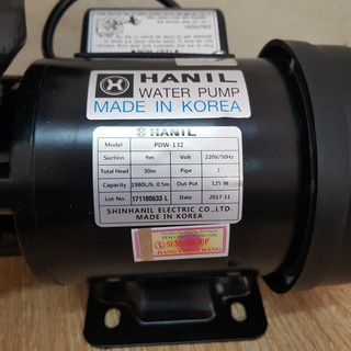 MÁY BƠM NƯỚC HANIL PDW-132