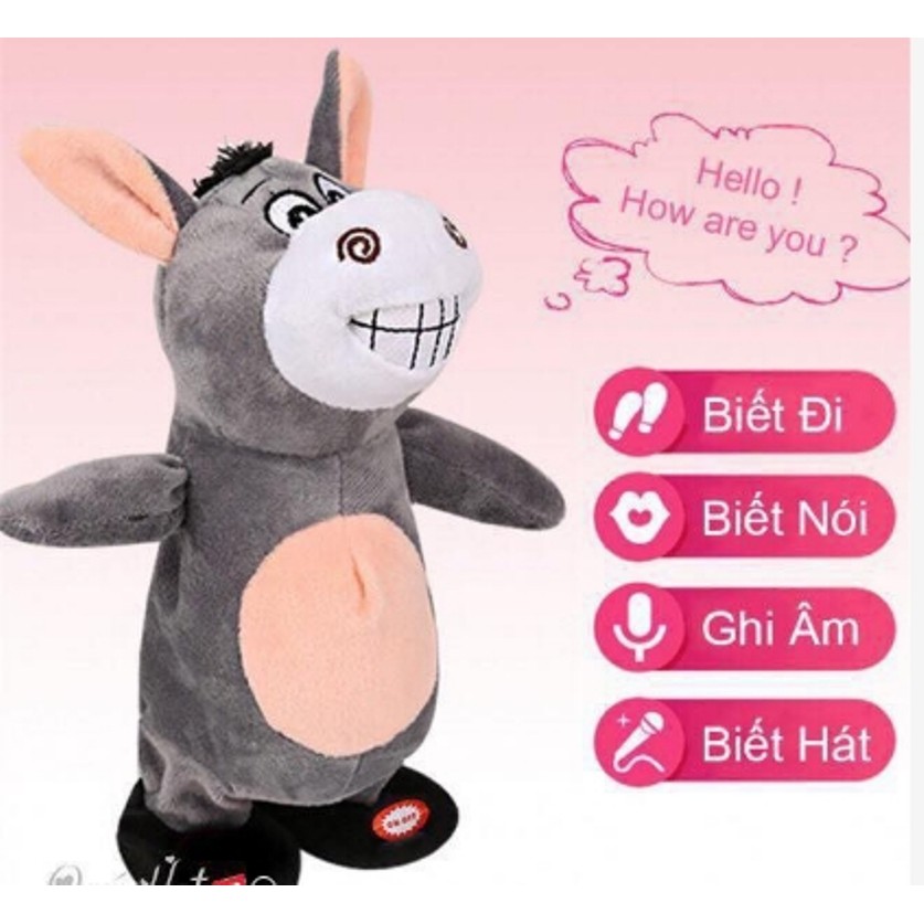 Đồ Chơi Con lừa nhại theo tiếng nói