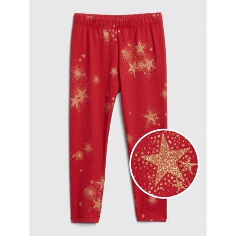 [6-7kg] Quần Legging G.p BaBy [Girl] - Đỏ/Sao Vàng