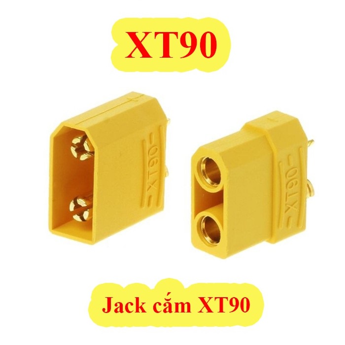 Jack cắm XT90 - Phích nối nguồn điện cho thiết bị điện công suất lớn
