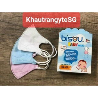 Khẩu trang bisou baby cho bé dưới 4 tuổi