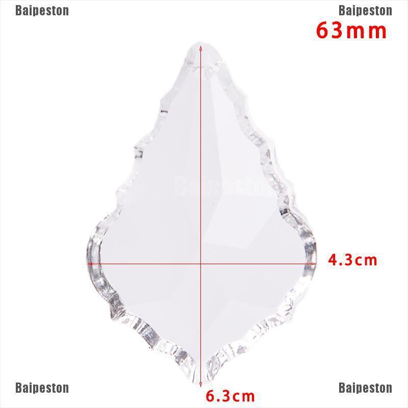 DROPS 1 Lăng Kính Pha Lê Trong Suốt Treo Đèn Chùm