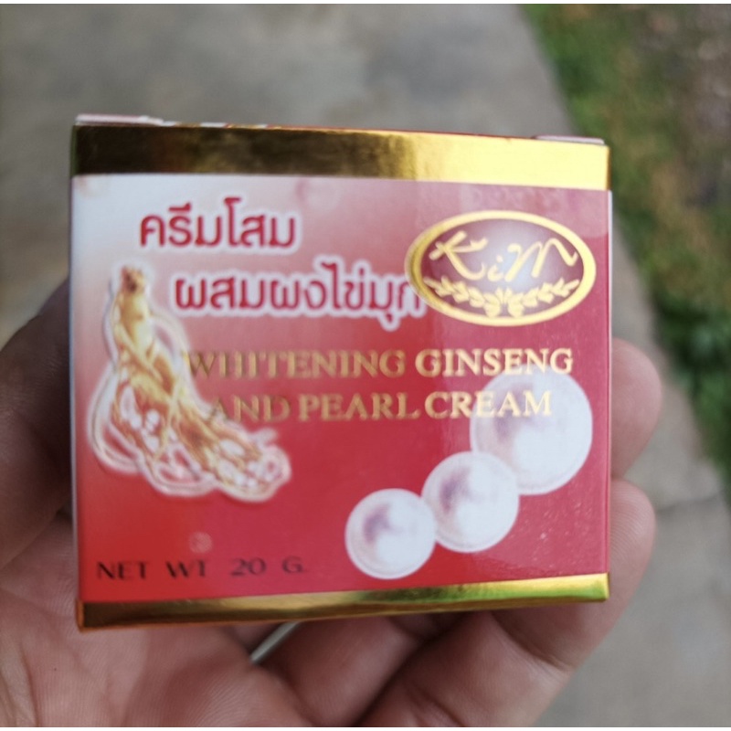 🇹🇭🇹🇭KIM:Kem dưỡng trắng da,mờ thâm nám,chiết xuất ngọc trai và nhân sâm