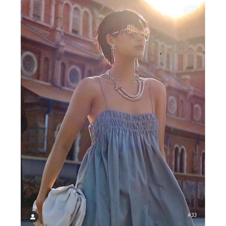 Đầm 2 Dây Chun Ngực TopStyle