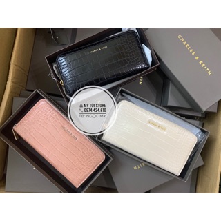 Ví dài kéo khoá và ví vuông gập full box thẻ