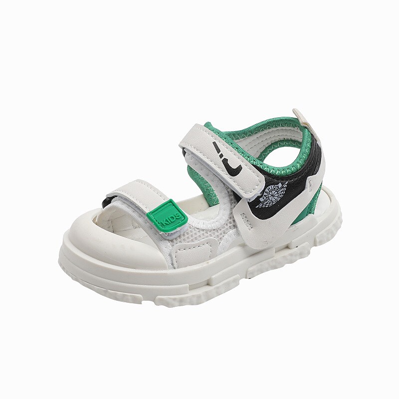 Sandal bé trai - dép quai hậu cho bé có chống vấp NIKE quai ngang khóa dán tùy chỉnh dáng thể thao Babybees 1987