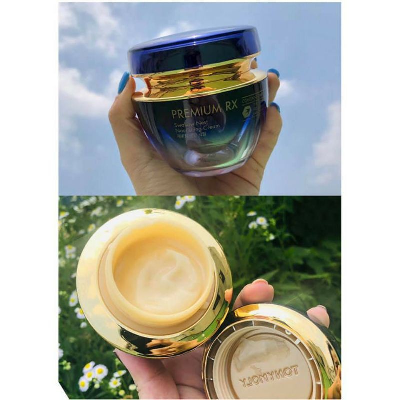 Kem Tổ Yến chống lão hoá Tonymoly Premium RX Swallow Nest Nourishing Cream 45ml
