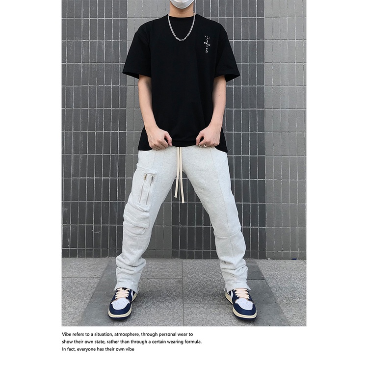 Travis Scott high street tide brand TS Fortnite printed couple loose short-sleeved T-shirt ins hip-hop TEE