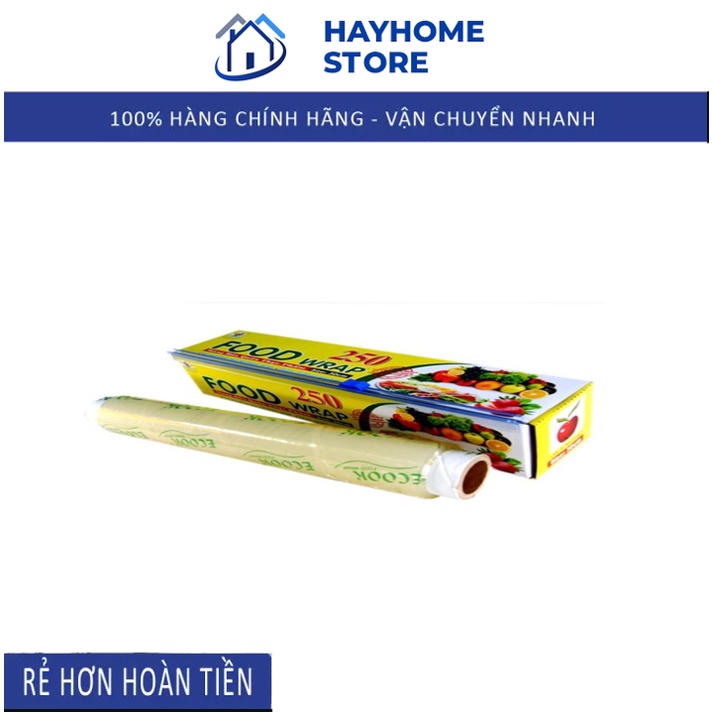 Màng Bọc Thực Phẩm FOOD WRAP P250 ( 30cmx100m) PVC Không Độc Hại, Đảm Bảo  An Toàn Cho Sức Khoẻ