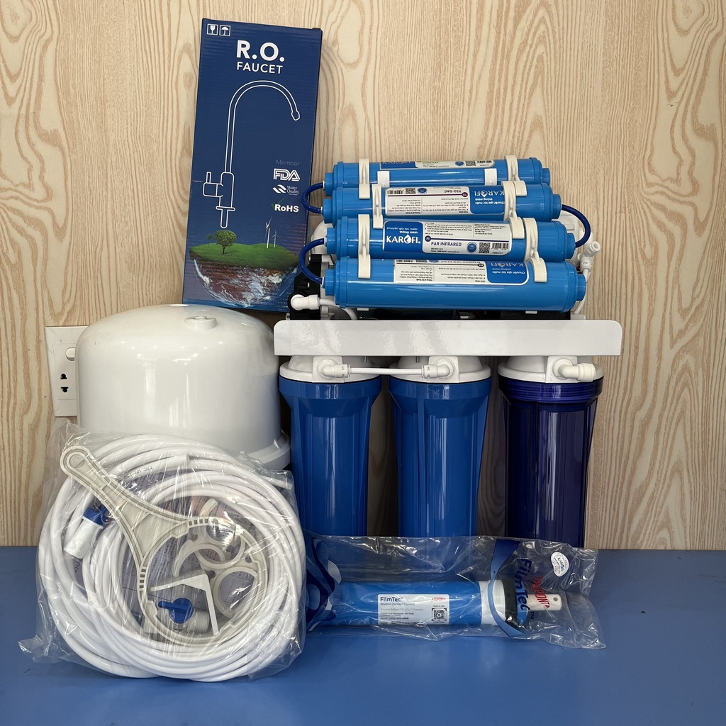 Máy Lọc Nước RO lõi Karofi 8-10 Cấp Lọc UV