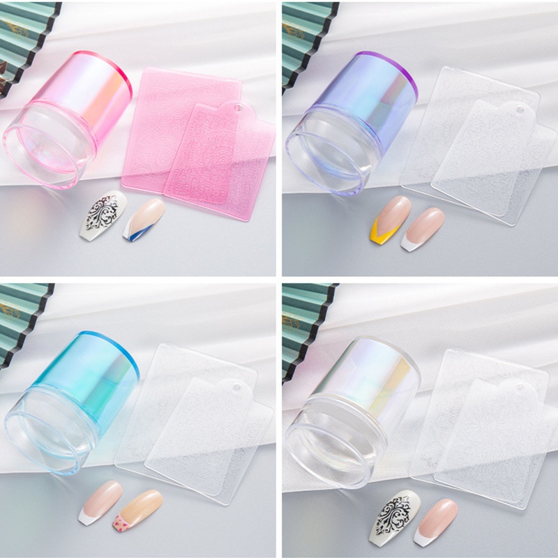 Bộ Khuôn Silicone In Móng Nghệ Thuật Sáng Tạo