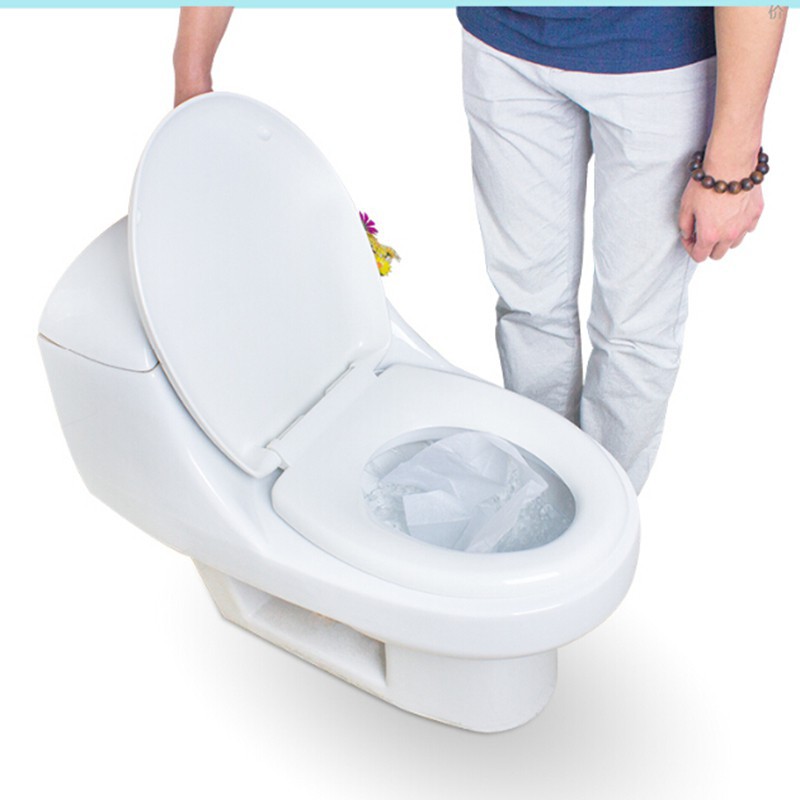 Set 10 tờ giấy lót toilet dùng 1 lần tiện dụng an toàn sức khỏe