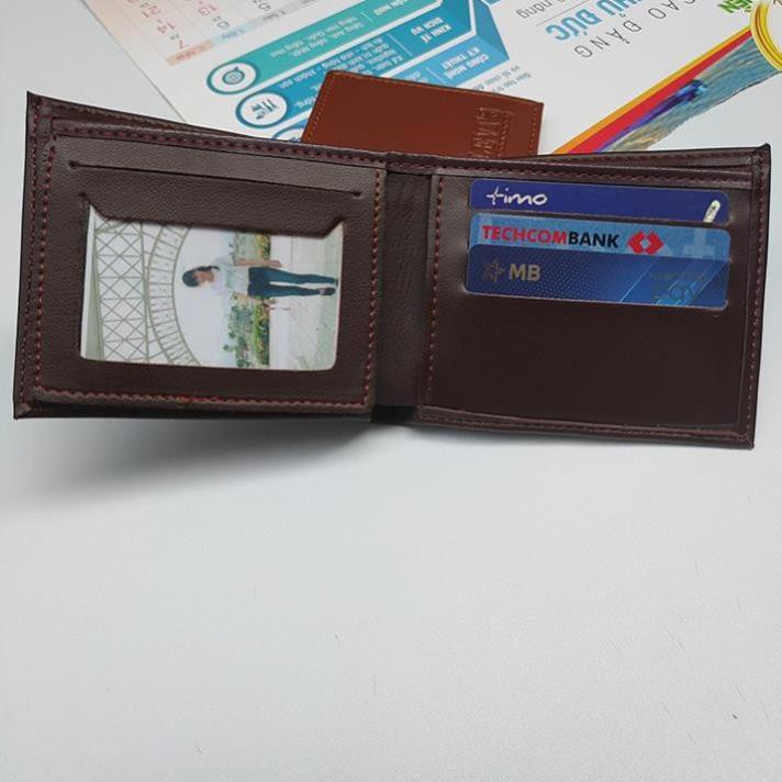 🎁 Giá Dùng Thử 🎁 Ví Ngang Bóp Nam Bỏ Vừa Các Loại Giấy Tờ,Có Khóa Kéo, 3 Ngăn Lớn 7 Ngăn Nhỏ