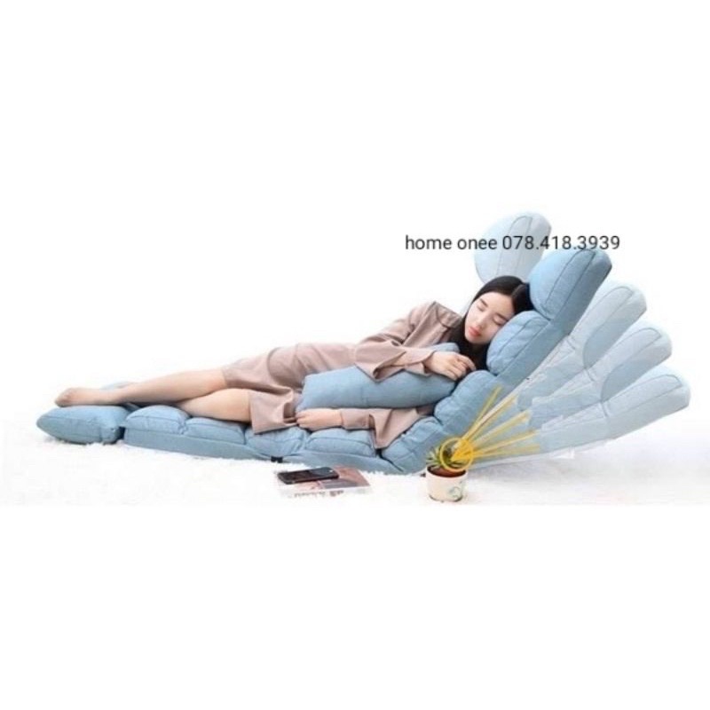 GHẾ BỆT TỰA LƯNG DÀI PRAISE X2 - GHẾ LƯỜI TATAMI KÈM GỐI - BETDAI