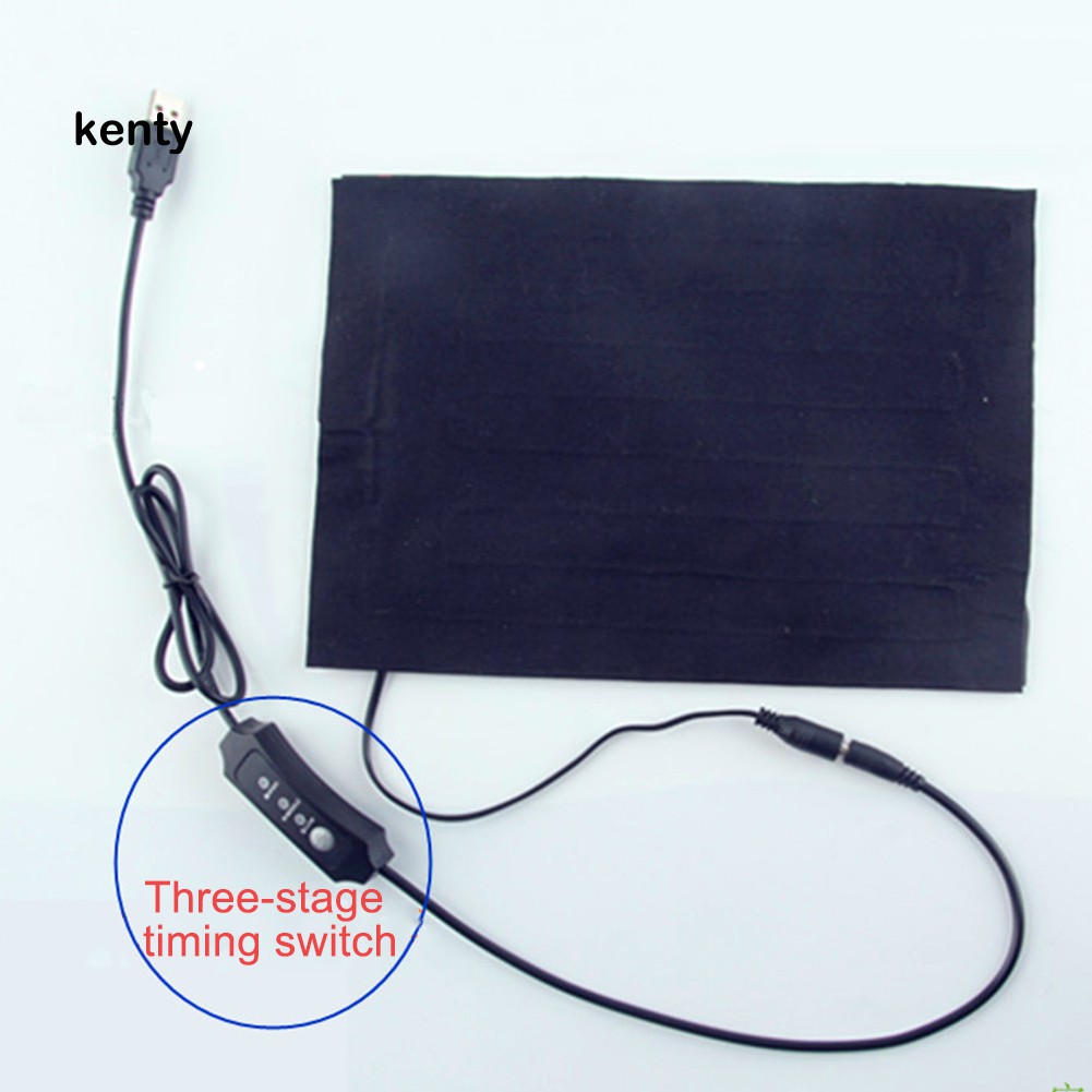 Kt☆Đệm Sưởi Ấm Bụng USB Điều Chỉnh Được Tiện Lợi