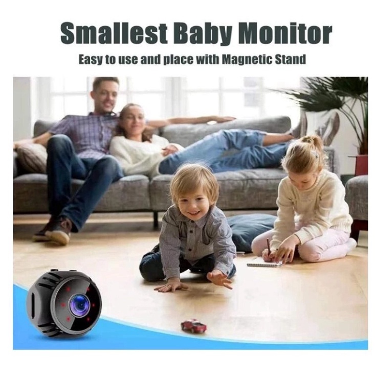 Camera an ninh giám sát hình ảnh sắc nét, Camera ip wifi 2 chế độ quay ban ngày - ban đêm tự động phát hiện chuyển động