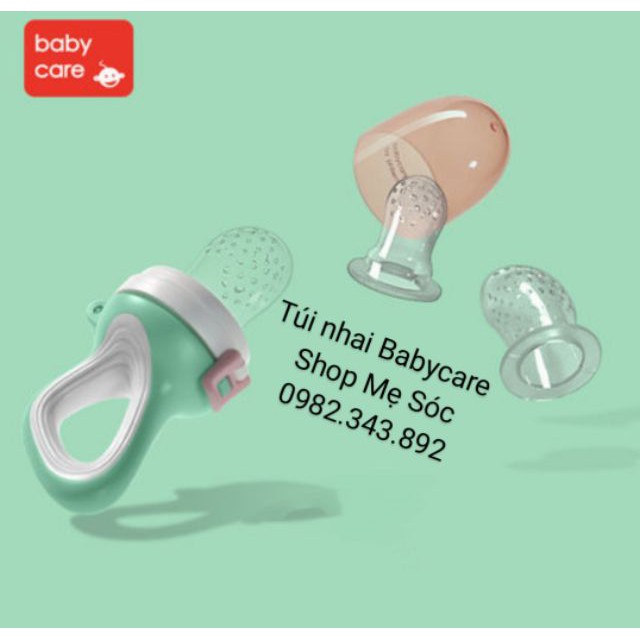 Túi nhai chống hóc , gặm hoa quả Babycare hàng xuất Mỹ