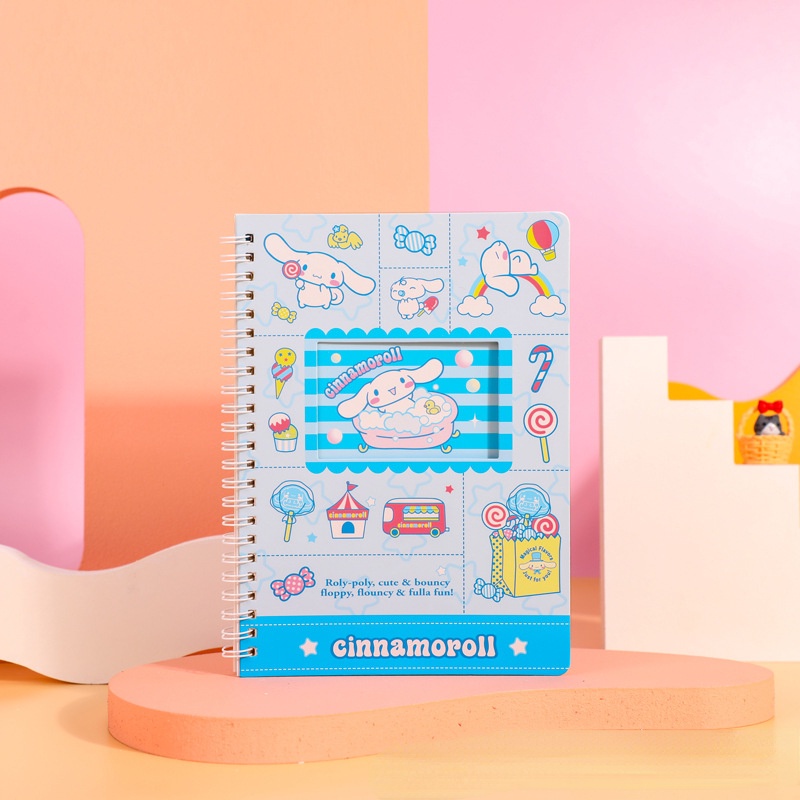 Sổ Tay Sê-Ri Sanrio / Sổ Tay In Hoạt Hình / Sổ Cuộn
