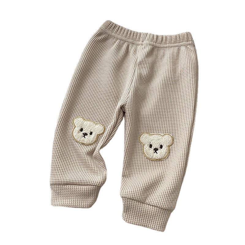 Quần Harem In Hình Gấu Dễ Thương Thời Trang Mùa Thu Cho Bé