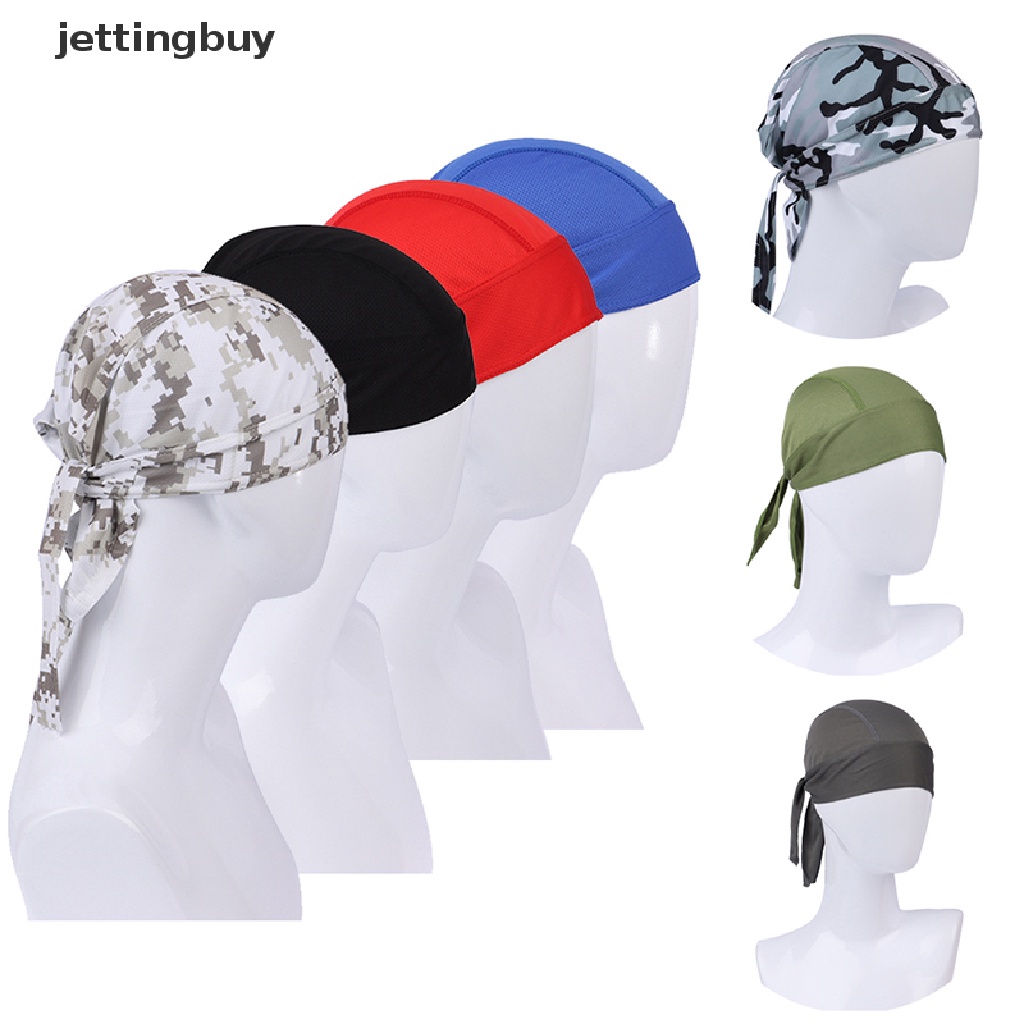Jettingbuy Khăn Trùm Đầu Bandana Thoáng Khí Đa Năng Cho Nam Đi Xe Đạp