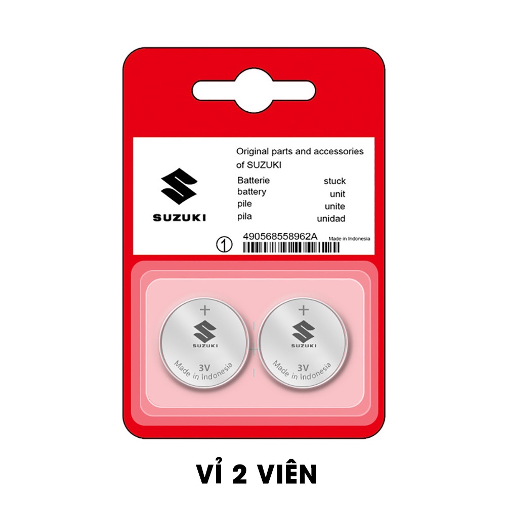 Pin chìa khóa ô tô Suzuki Ertiga chính hãng Suzuki sản xuất tại Indonesia 3V