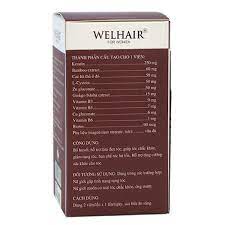 Viên uống mọc tóc Welhair For Women Hộp 30 viên - Giúp Ngăn ngừa rụng tóc, giúp sợi tóc chắc khỏe, đàn hồi và đen tóc