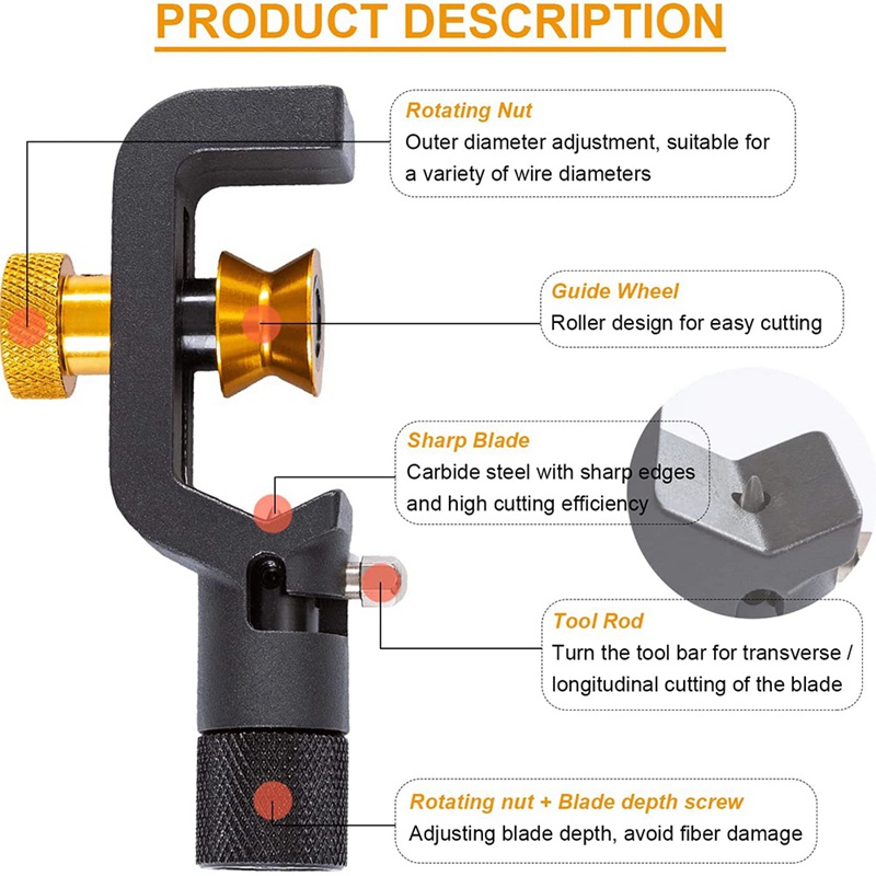 Kìm Tuốt Dây Cáp 8-28mm 0.31-1.1In Chuyên Dụng