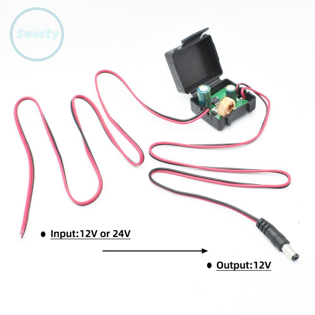 Bộ Chuyển Đổi Nguồn Điện DC 24V Sang 12V 5A Chuyên Dụng Cho Xe Hơi