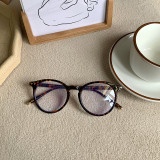 Kính cận gọng tròn phong cách Hàn Quốc thời trang nam nữ mắt kính không độ chống tia UV đẹp HANASO 065