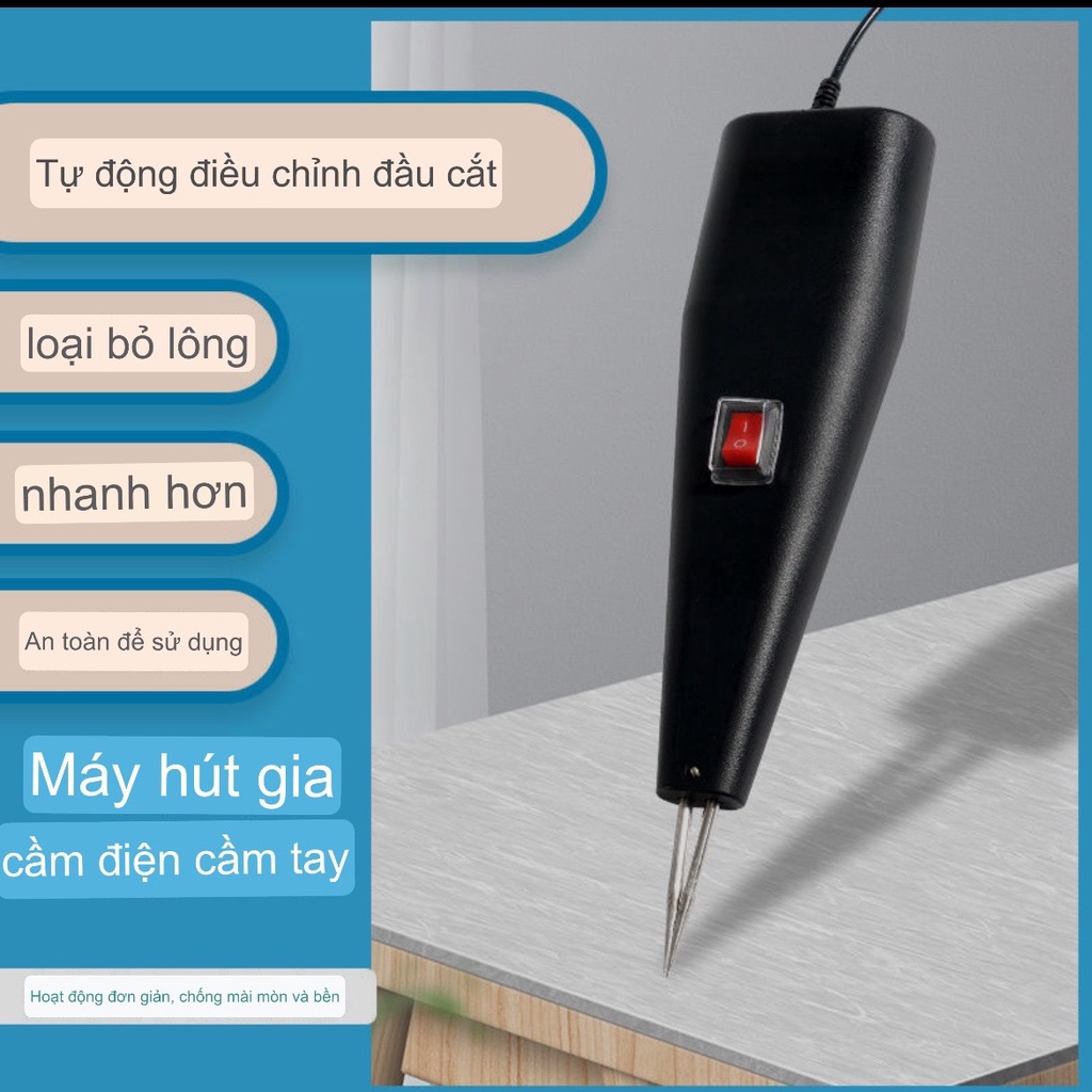 Máy nhổ lông vịt cầm tay dùng pin hoặc điện