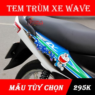 Tem Trùm Wave Doremon Trắng Xanh