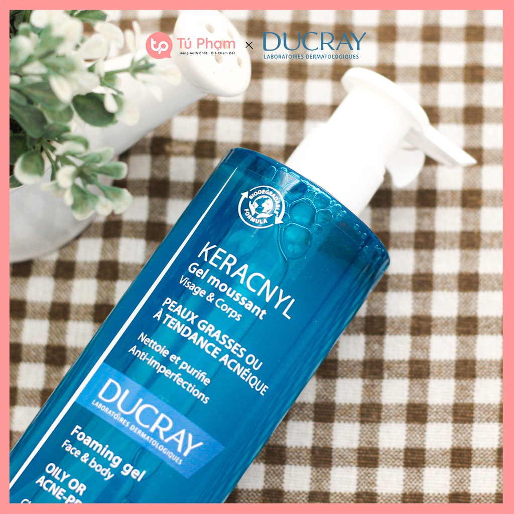 Sữa Rửa Mặt Ducray Keracnyl Gel Moussant