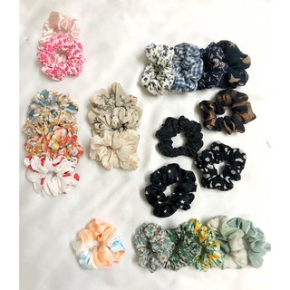 Mini Scrunchies Loại Nhỏ Xinh Hơn 50 Màu Bán Theo Set