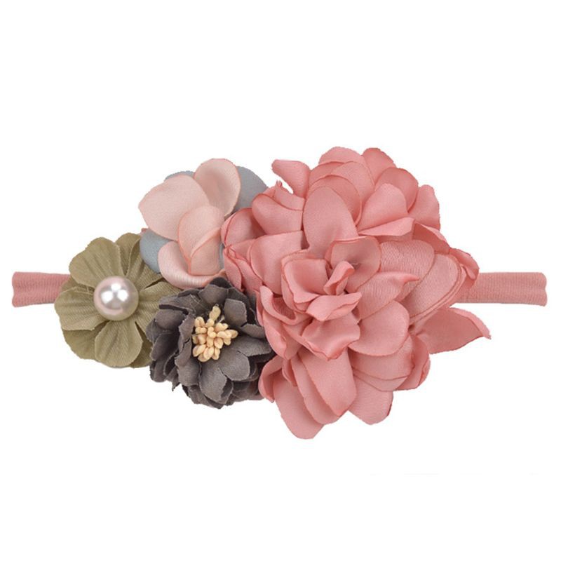 Băng Đô Cài Tóc Hình Hoa Cho Bé Gái