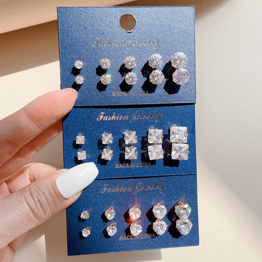 Set 15 Đôi Khuyên Tai Thời Trang Cho Nữ