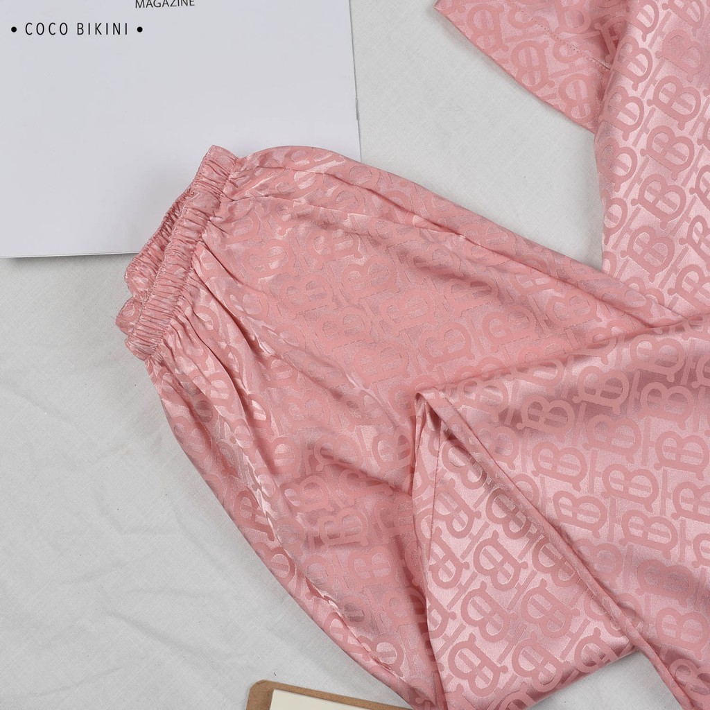 𝑪𝑶𝑪𝑶 𝑩𝑰𝑲𝑰𝑵𝑰 Bộ Đồ Ngủ - Đồ Mặc Nhà Lụa Gấm ( VCD7010 ) | BigBuy360 - bigbuy360.vn