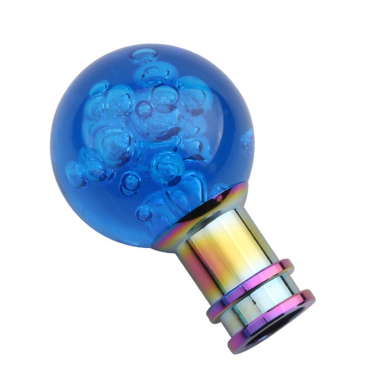 Tay Nắm Cần Gạt Số Xe Hơi Bằng Acrylic Trong Suốt Đính Pha Lê Nhiều Màu