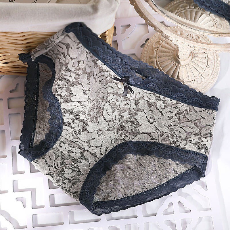 Quần Lót Nữ - Quần Lót Nữ Ren Gấm Sexy phối viền ren gợi cảm quyến rũ tôn dáng sexy DAN STORE MÃ 7590