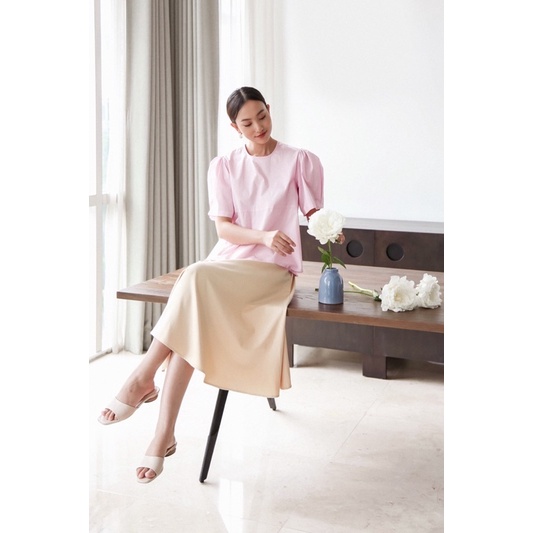 Nosbyn - Áo Tay Phồng Cổ Tròn - N206-T004