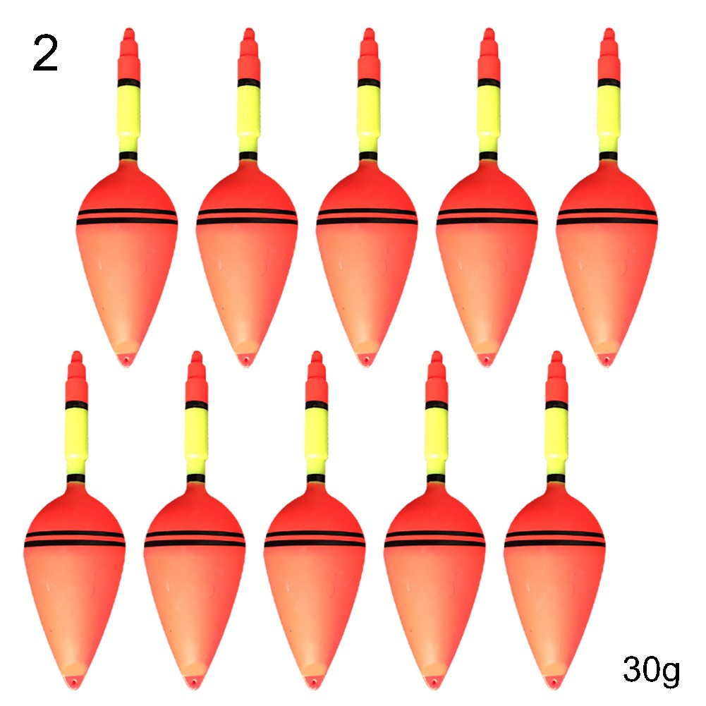 Set 10 Phao Câu Cá Hình Quả Ô Liu